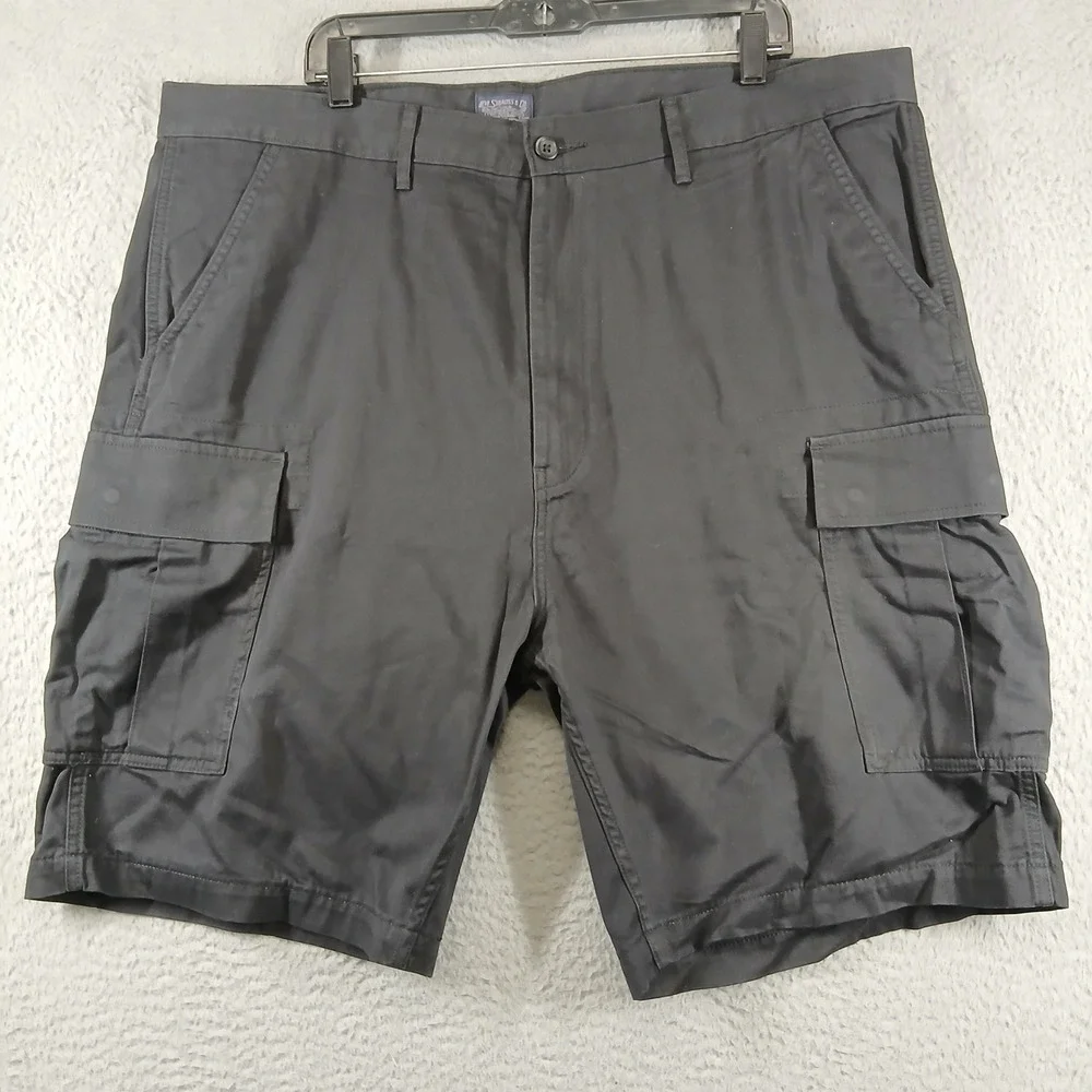 Levi's Big & Tall Cotton Cargo Shorts Black Size 42 100% Cotton EUC‎
